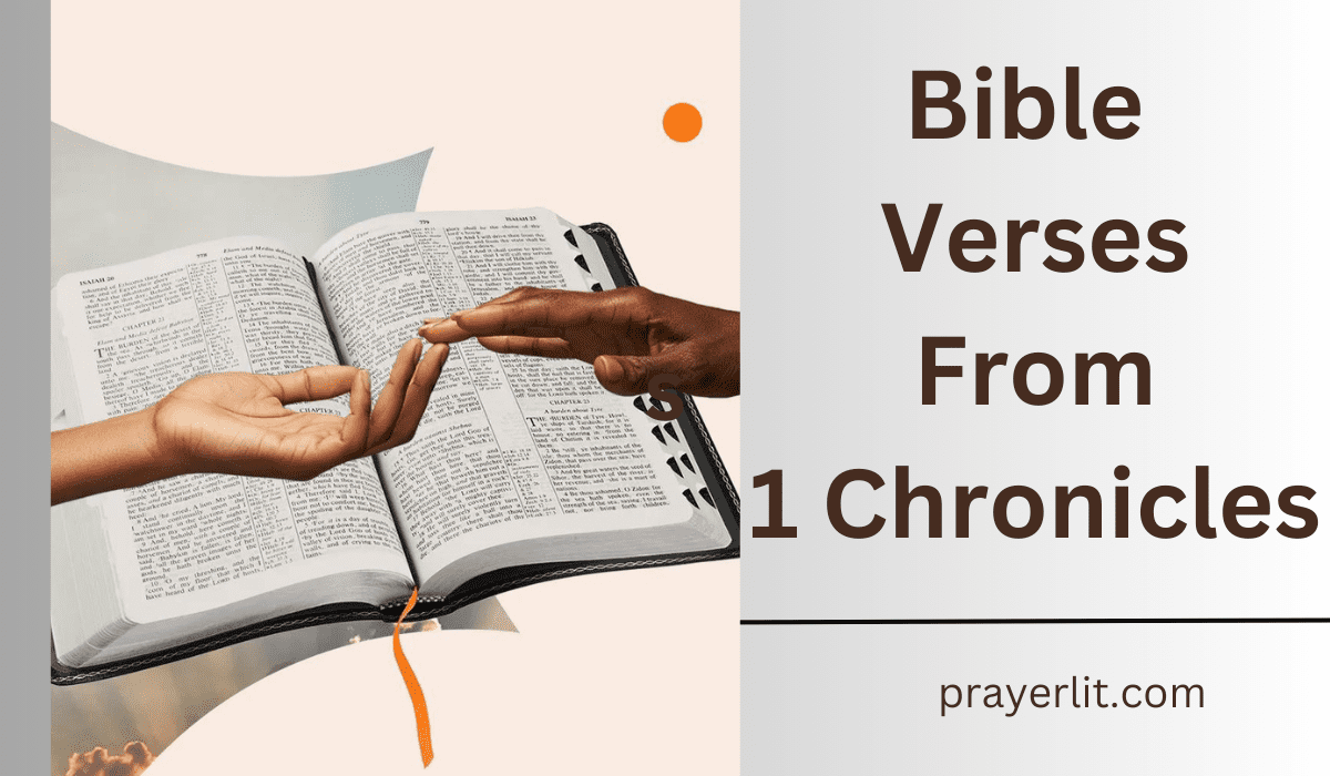 Bible Verses From 1 Chronicles