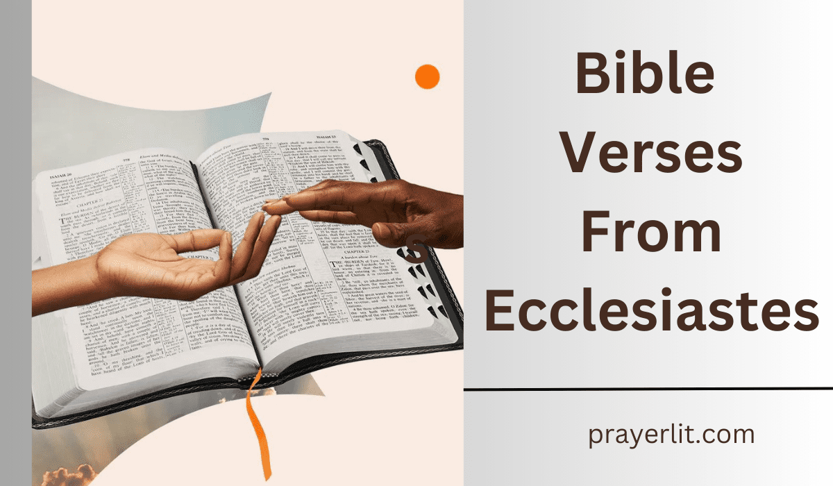 Bible Verses From Ecclesiastes