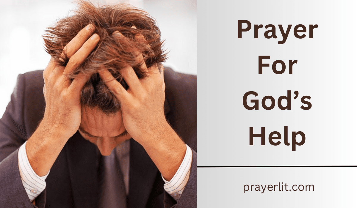  Prayers For God's Help