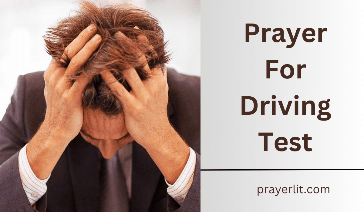 Prayer For Driving Test