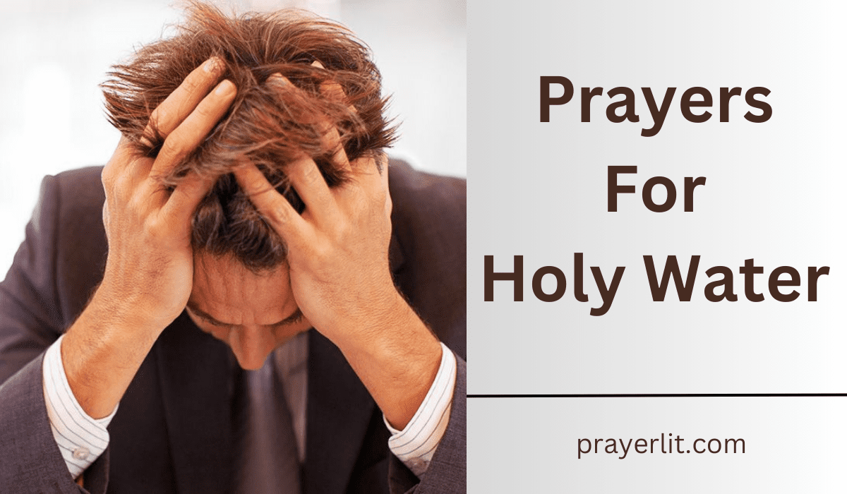  Prayer For Holy Water