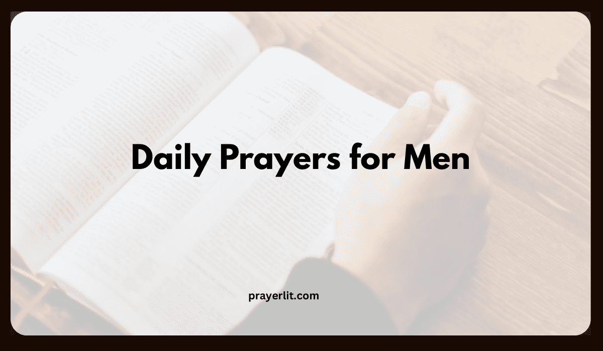 Daily Prayers for Men