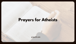 Prayers for Atheists
