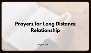 Prayers for Long Distance Relationship