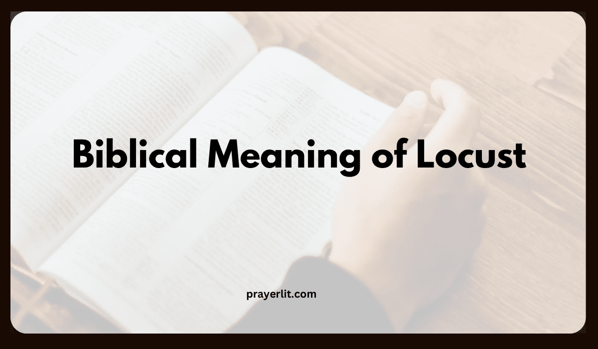 What Do Locusts Symbolize in the Bible