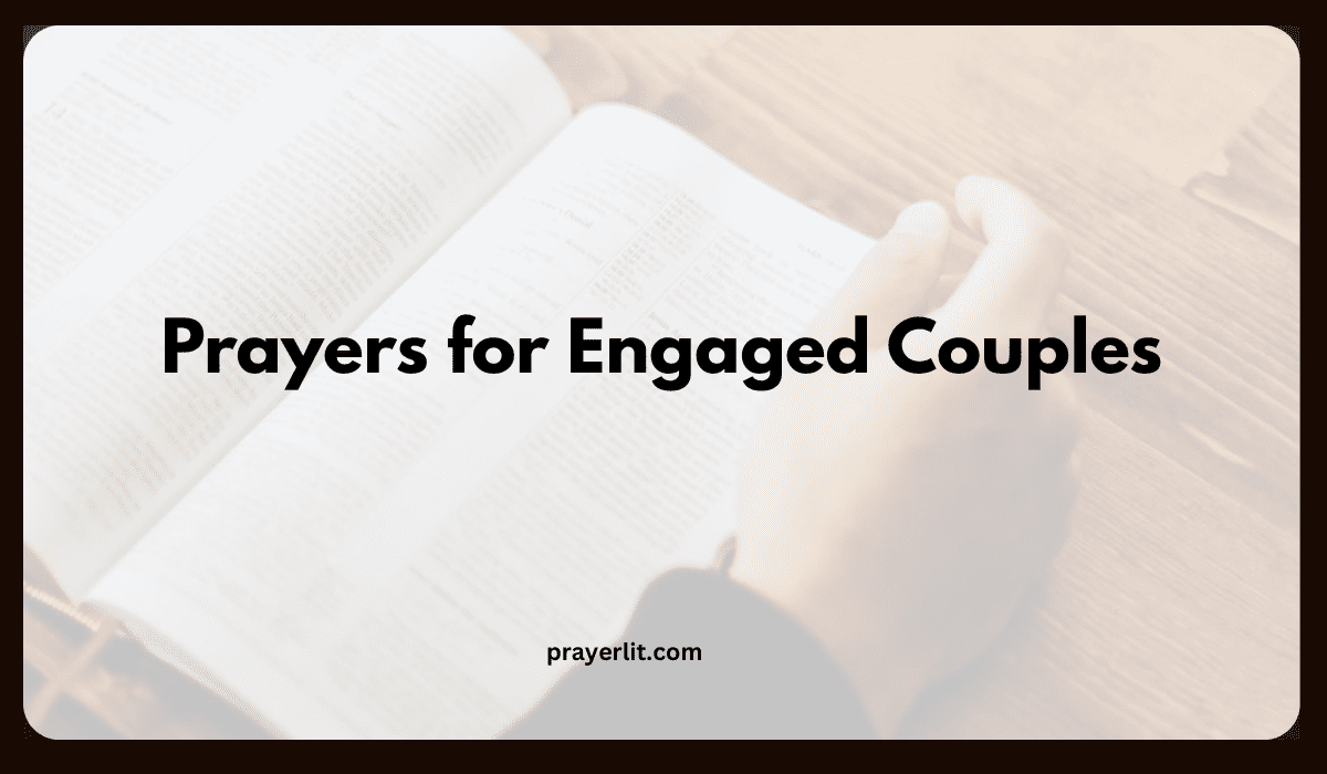 Prayers for Engaged Couples