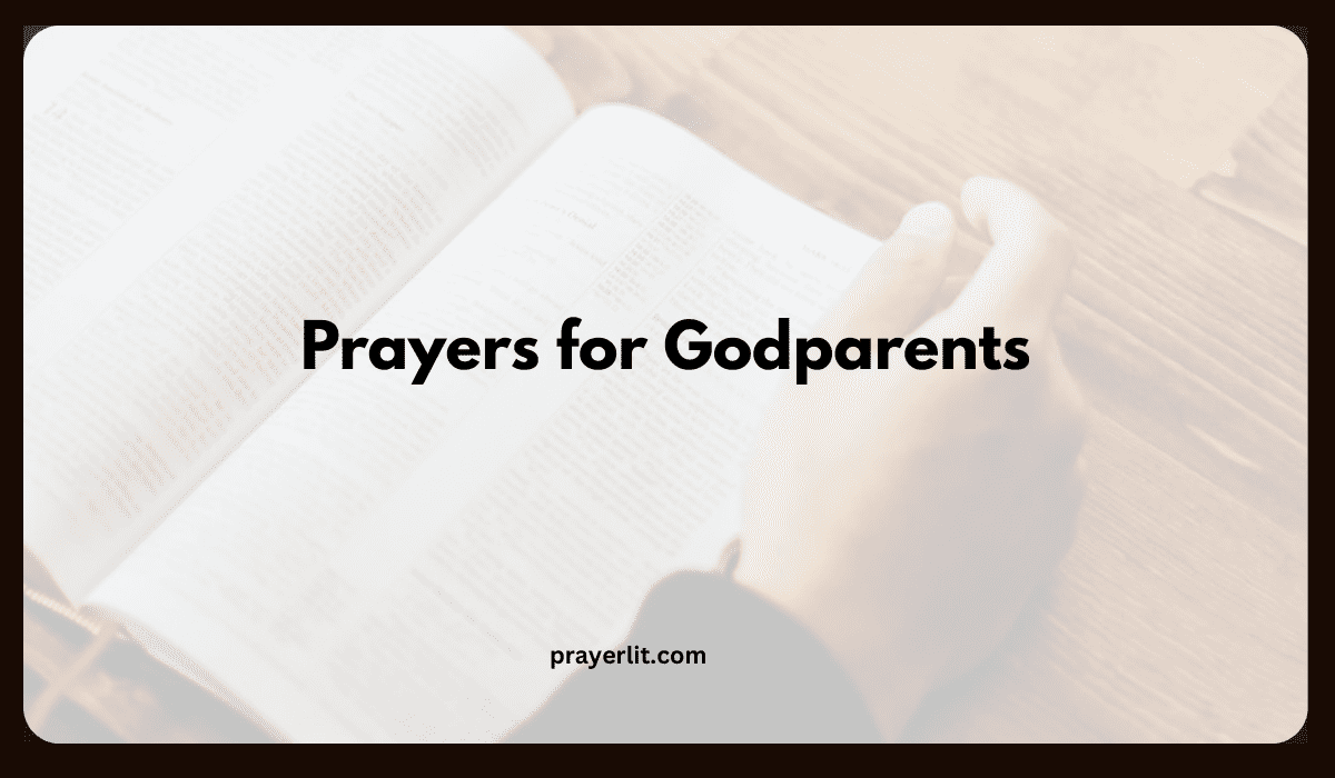 Prayers for Godparents