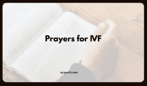 Prayers for IVF