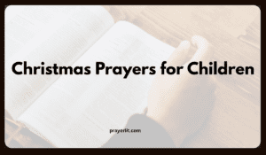 Christmas Prayers for Children