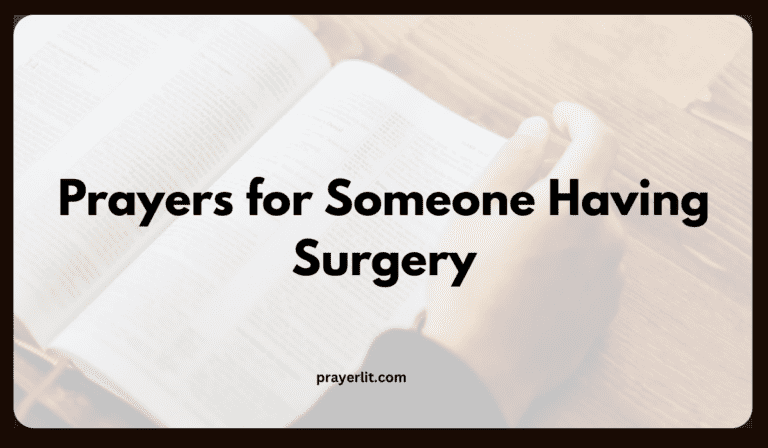 Simpl Surgery 35 Powerful Prayers for Someone Having Surgery 2026 - PrayerLit