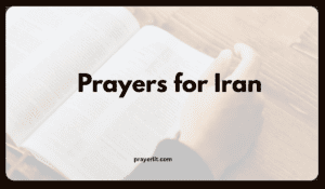 Prayers for Iran