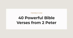 40 Powerful Bible Verses from 2 Peter
